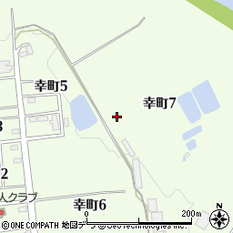 北海道赤平市幸町周辺の地図
