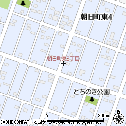 朝日町東3丁目周辺の地図