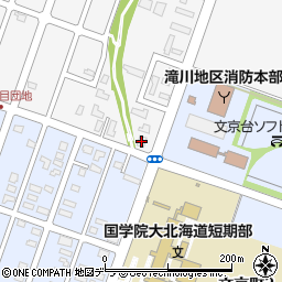 セブンイレブン滝川黄金町店周辺の地図