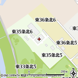 中標津町役場　下水終末処理場周辺の地図