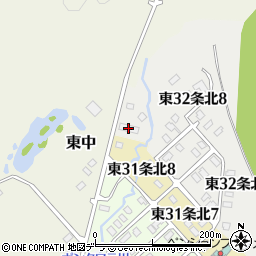 北海道標津郡中標津町東３２条北8丁目29周辺の地図