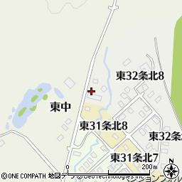 北海道標津郡中標津町東３２条北8丁目30周辺の地図