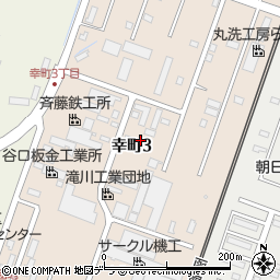 北海道滝川市幸町周辺の地図