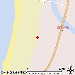 岸本産業株式会社　浜益生コン工場周辺の地図
