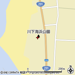 川下海浜公園周辺の地図