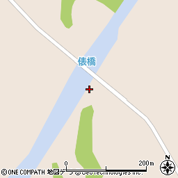 俵橋周辺の地図