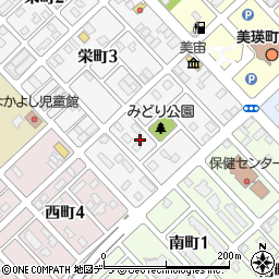 日本キリスト教会美瑛伝道所周辺の地図