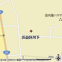 〒061-3106 北海道石狩市浜益区川下の地図