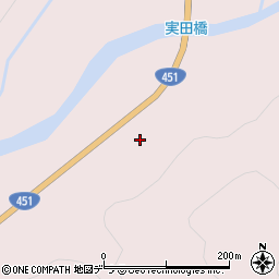 北海道石狩市浜益区実田107周辺の地図