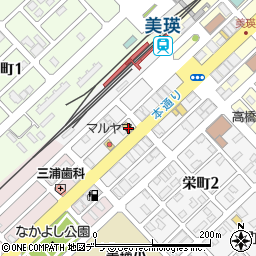 セブンイレブン美瑛栄町店周辺の地図
