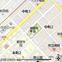 慶雲寺　庫裡周辺の地図