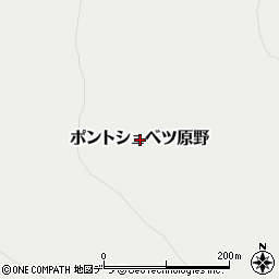 北海道足寄郡陸別町ポントシュベツ原野周辺の地図