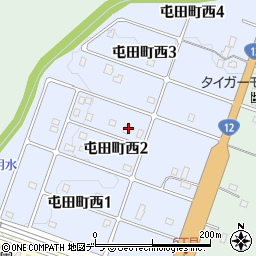 北海道滝川市屯田町西周辺の地図