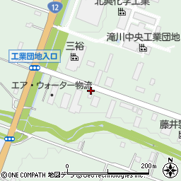 株式会社アシスト　滝川営業所周辺の地図