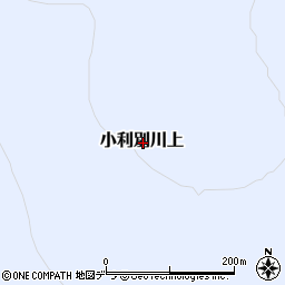 北海道足寄郡陸別町小利別川上周辺の地図