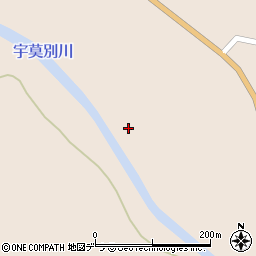 宇莫別川周辺の地図