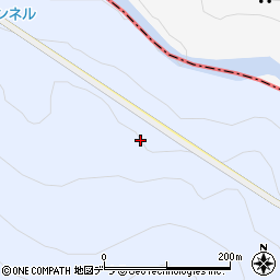 羽衣トンネル周辺の地図