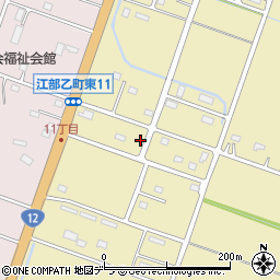 北海道滝川市江部乙町東10丁目13周辺の地図