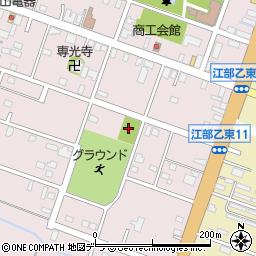 江部乙とん田公園周辺の地図