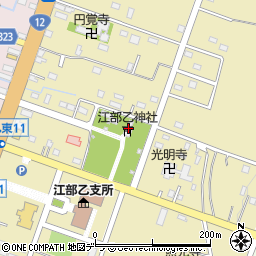 江部乙神社周辺の地図