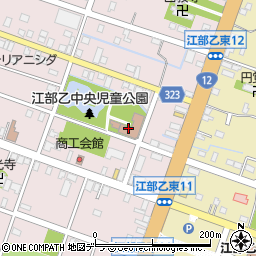 江部乙地区コミュニティセンター・児童館周辺の地図