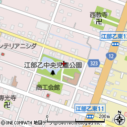 江部乙中央児童公園周辺の地図