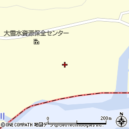 北海道上川郡東川町ノカナン周辺の地図