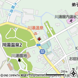 川湯郵便局周辺の地図
