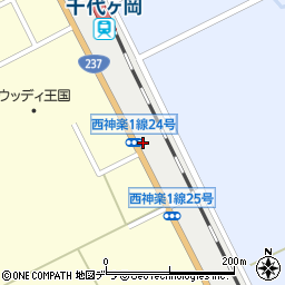 北海道旭川市西神楽２線２４号974周辺の地図