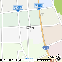 敬栄寺周辺の地図