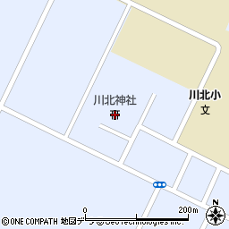 川北神社周辺の地図