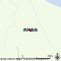 北海道旭川市西神楽南周辺の地図