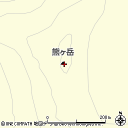 熊ケ岳周辺の地図