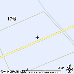 旭川空港線周辺の地図