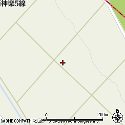 北海道旭川市西神楽５線１９号周辺の地図