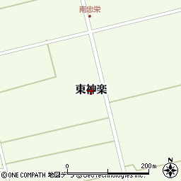 北海道東神楽町（上川郡）南１番通周辺の地図