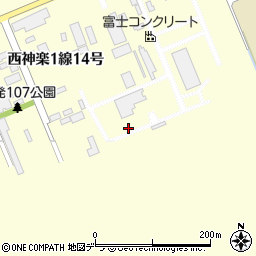 北海道旭川市西神楽１線１４号周辺の地図
