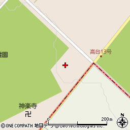 春宮寺周辺の地図