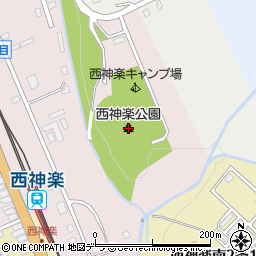 西神楽公園周辺の地図