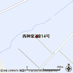 北海道旭川市西神楽３線１４号周辺の地図