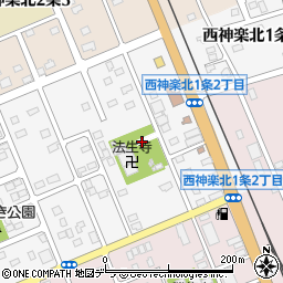 有限会社西神楽石油店周辺の地図