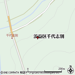 北海道石狩市浜益区千代志別周辺の地図