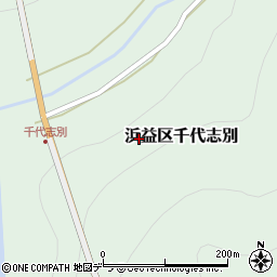 北海道石狩市浜益区千代志別周辺の地図