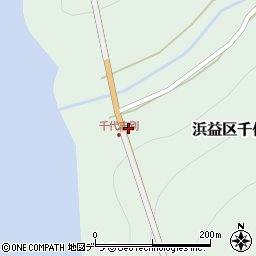 北海道石狩市浜益区千代志別1周辺の地図
