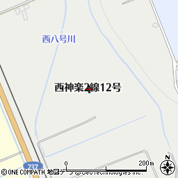 北海道旭川市西神楽２線１２号周辺の地図