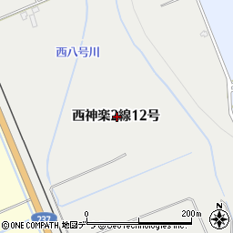 北海道旭川市西神楽２線（１２号）周辺の地図