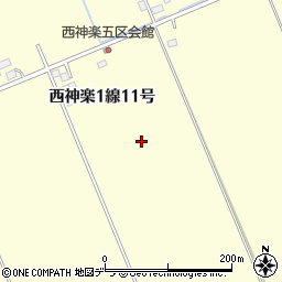 北海道旭川市西神楽１線１１号周辺の地図