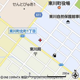 道の駅ひがしかわ「道草館」周辺の地図