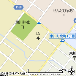 東川町農協　金融課・経営指導室周辺の地図