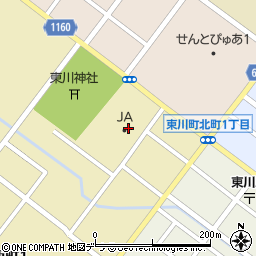 東川町農協　青果課周辺の地図
